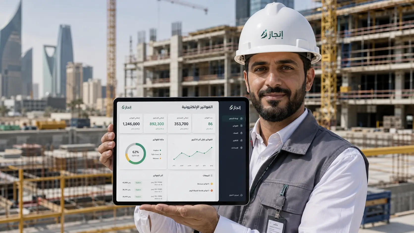 مستخلص المقاولات والفوترة الإلكترونية في المملكة العربية السعودية