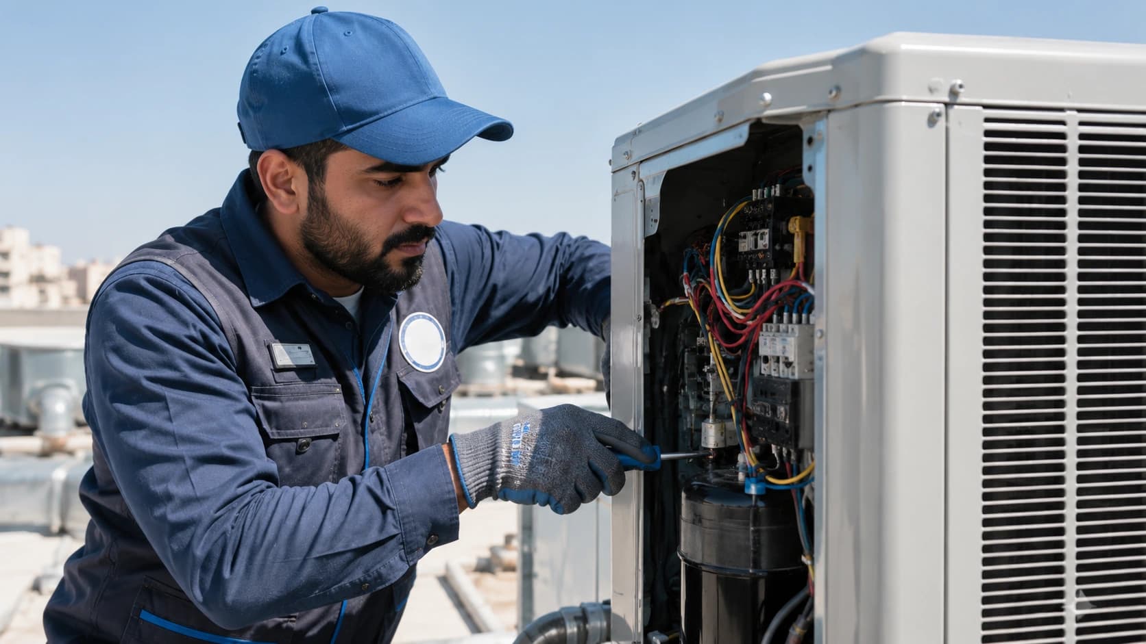 برنامج إدارة أعمال التكييف والتبريد — فني تكييف سعودي